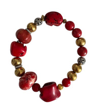 Load image into Gallery viewer, Rhonda Bracelet (Red)