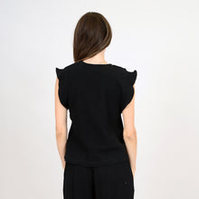 Load image into Gallery viewer, Aria Bubble Gauze Flared Sleeve Top
