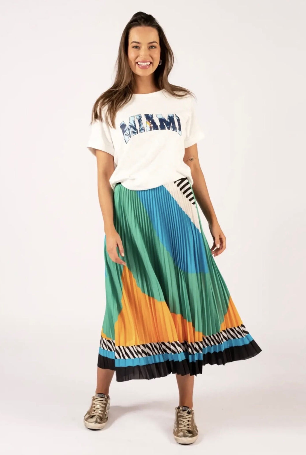 Lilian Pleat Skirt