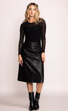 Load image into Gallery viewer, Payton Vegan Leather Skirt - Black
